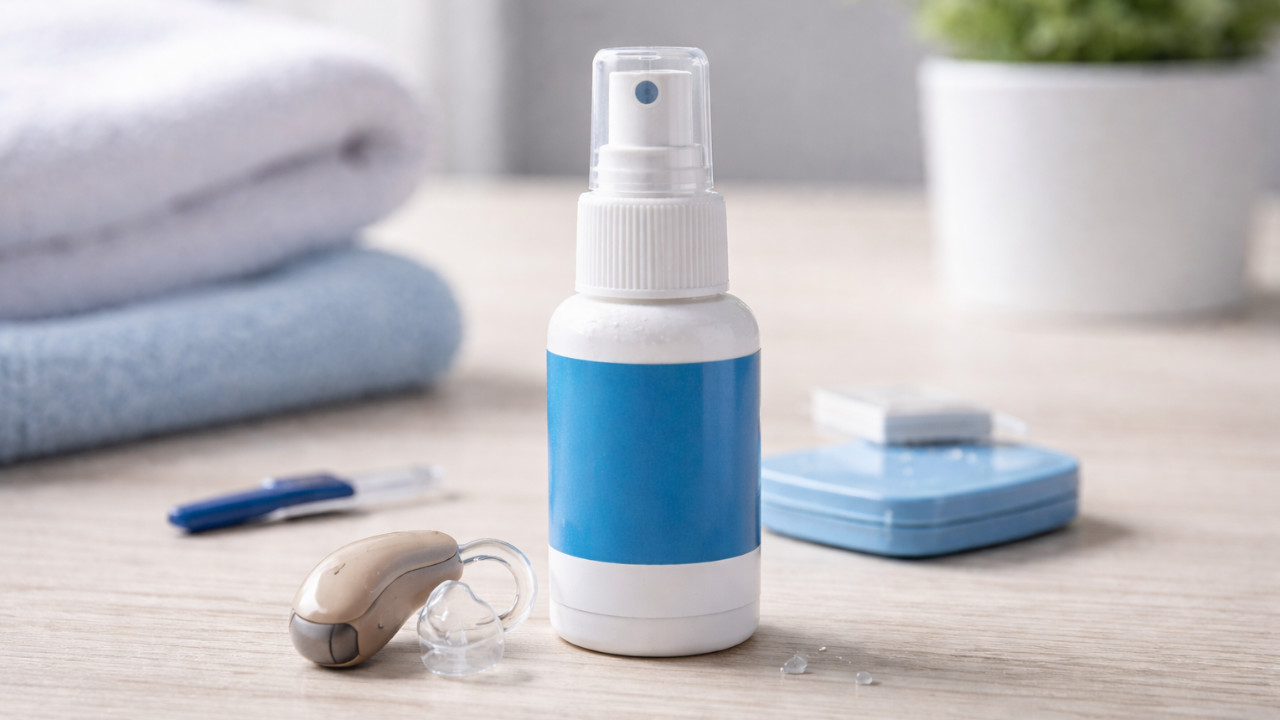 Reinigungsspray für Hörsysteme